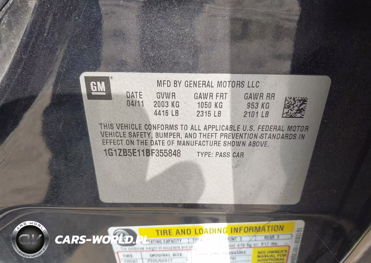 2011 Chevrolet Malibu Ls VIN:1G1ZB5E11BF355848 - 9