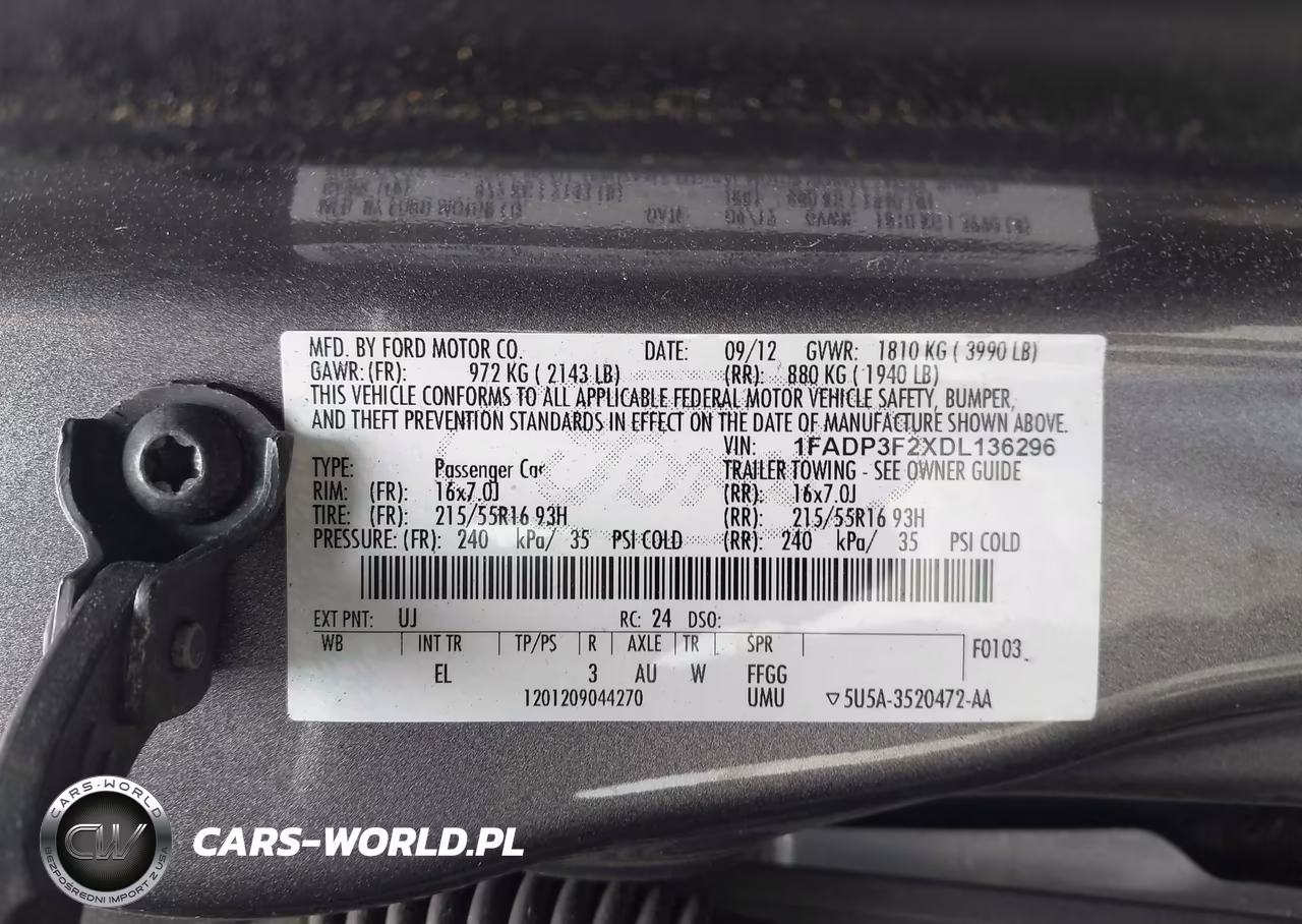 2013 Ford Focus Se VIN:1FADP3F2XDL136296 - 9