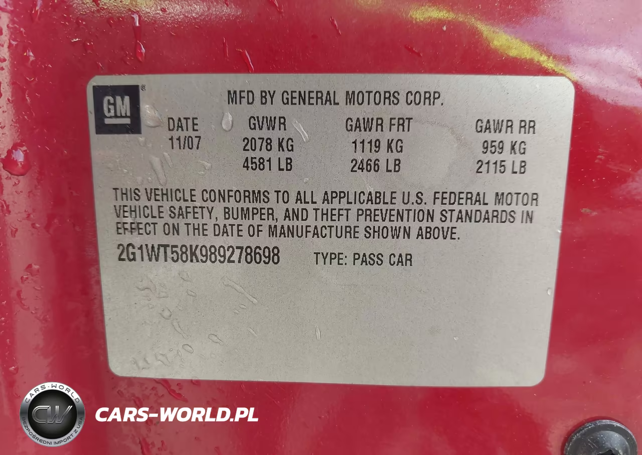 2008 Chevrolet Impala Lt VIN:2G1WT58K989278698 - 9