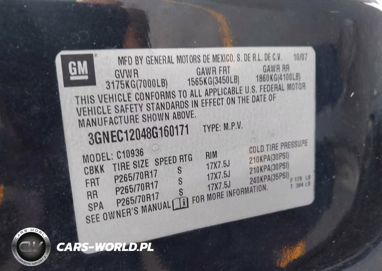 2008 Chevrolet Avalanche 1500 Ls VIN:3GNEC12048G160171 - 9