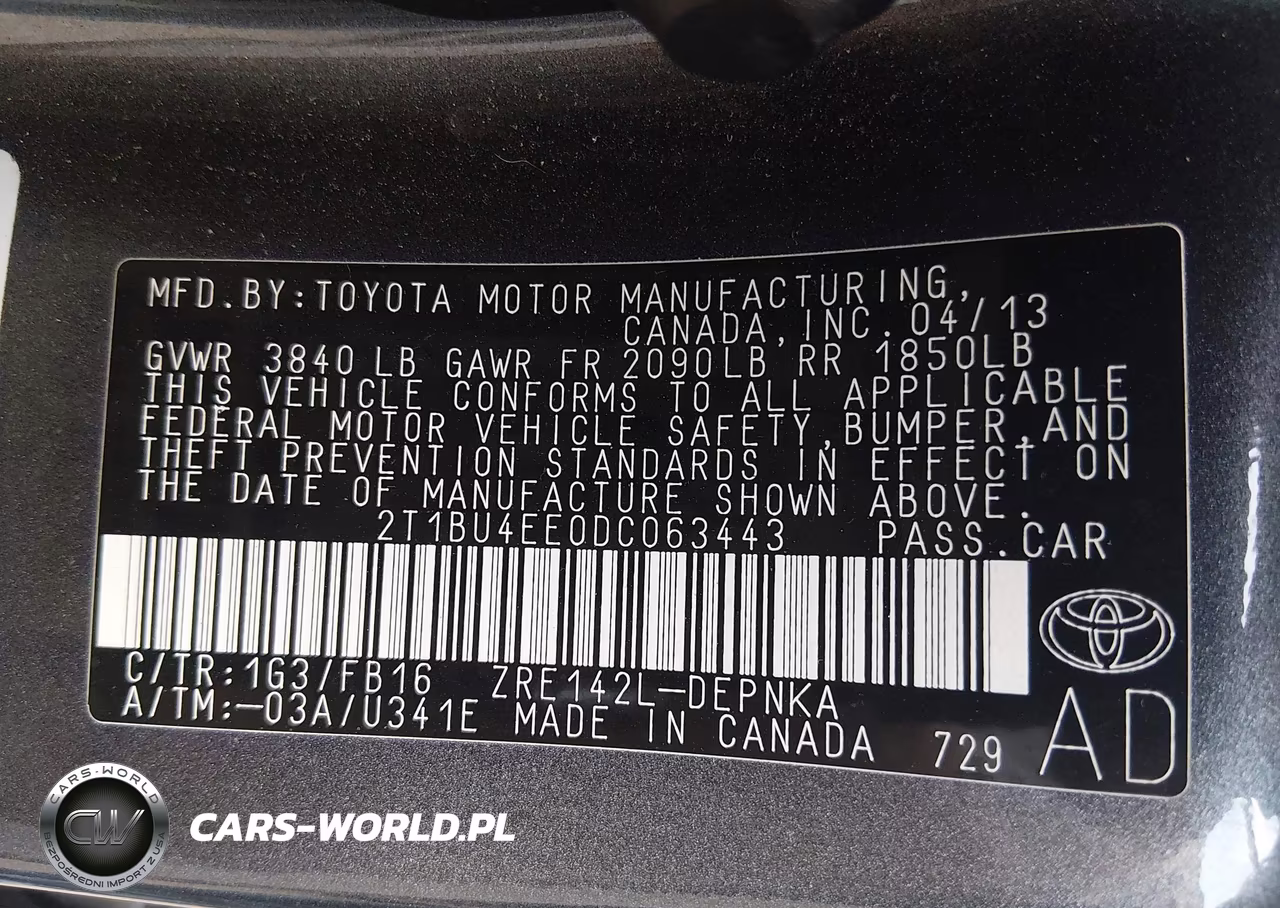 2013 Toyota Corolla Le VIN:2T1BU4EE0DC063443 - 9