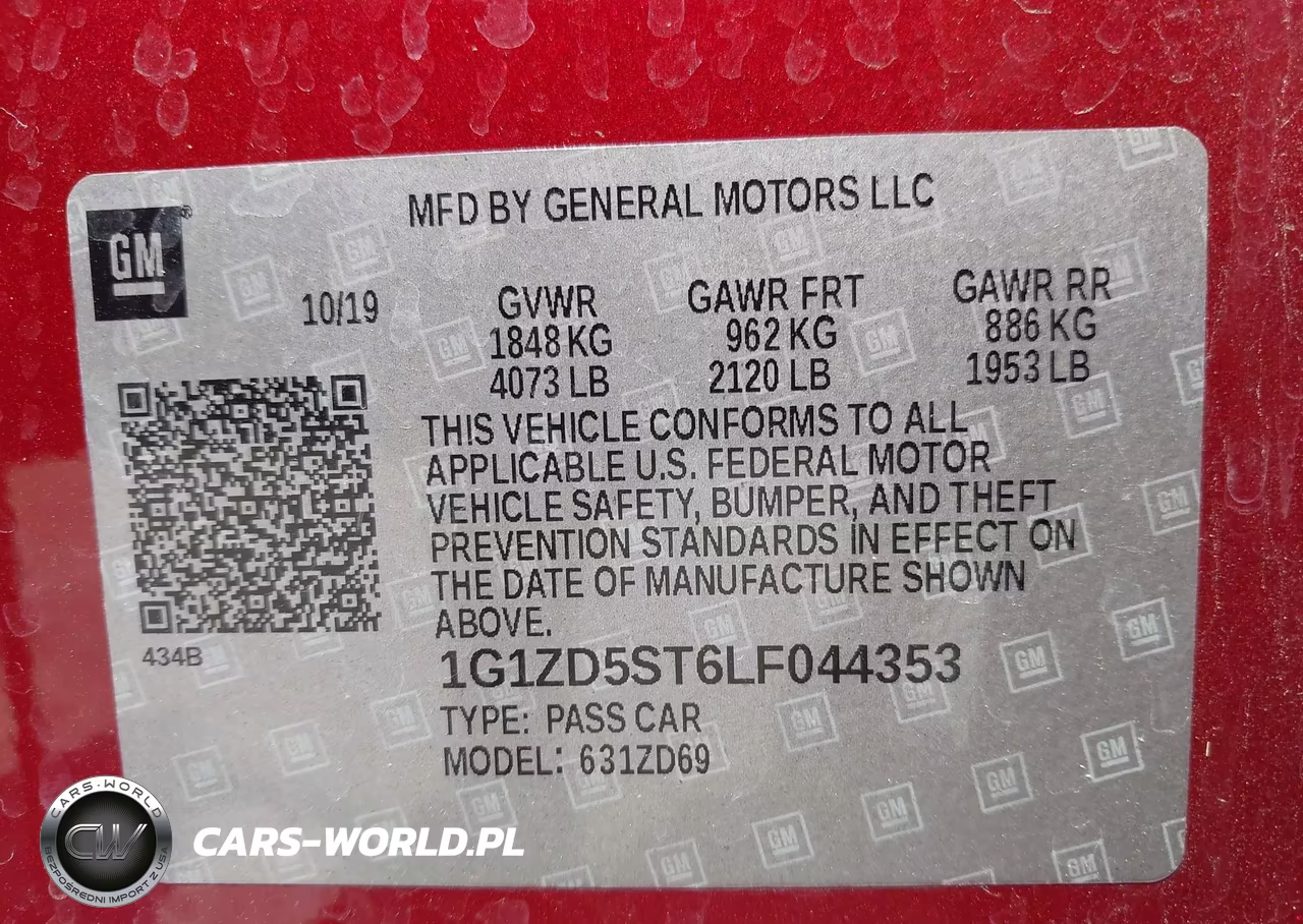 2020 Chevrolet Malibu Fwd Lt VIN:1G1ZD5ST6LF044353 - 9
