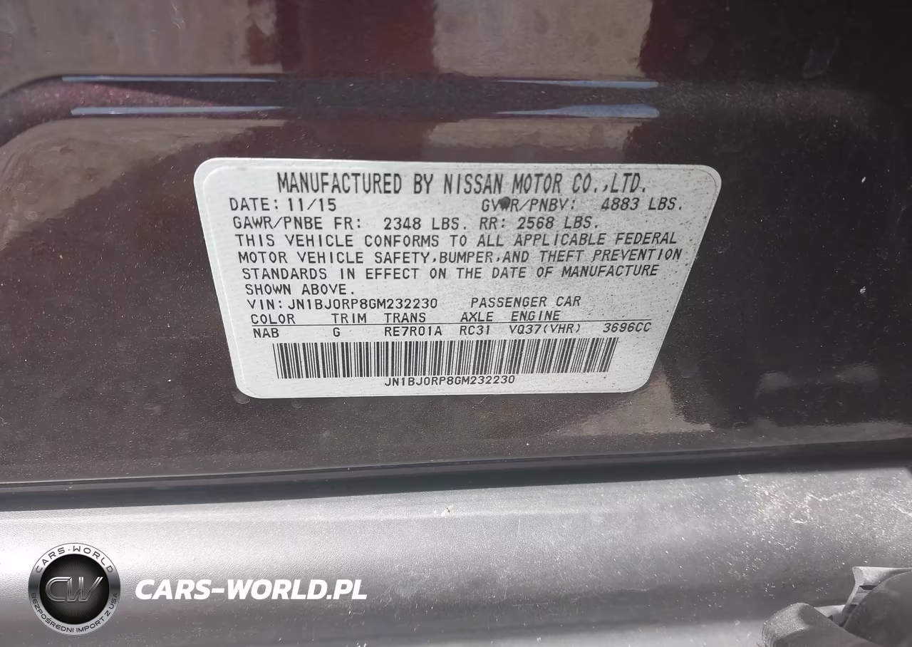 2016 Infiniti Qx50 VIN:JN1BJ0RP8GM232230 - 9