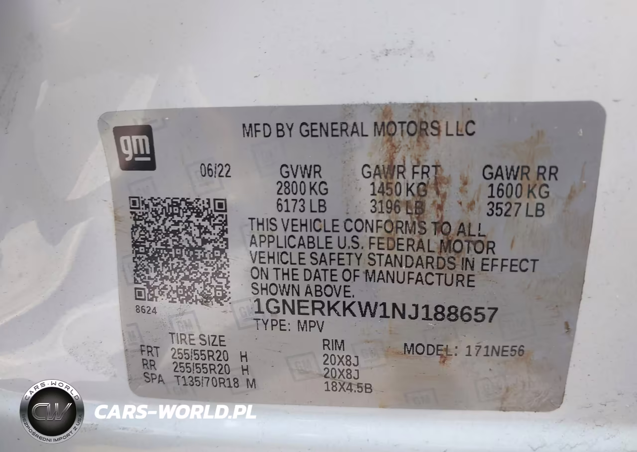 2022 Chevrolet Traverse Fwd Premier VIN:1GNERKKW1NJ188657 - 9