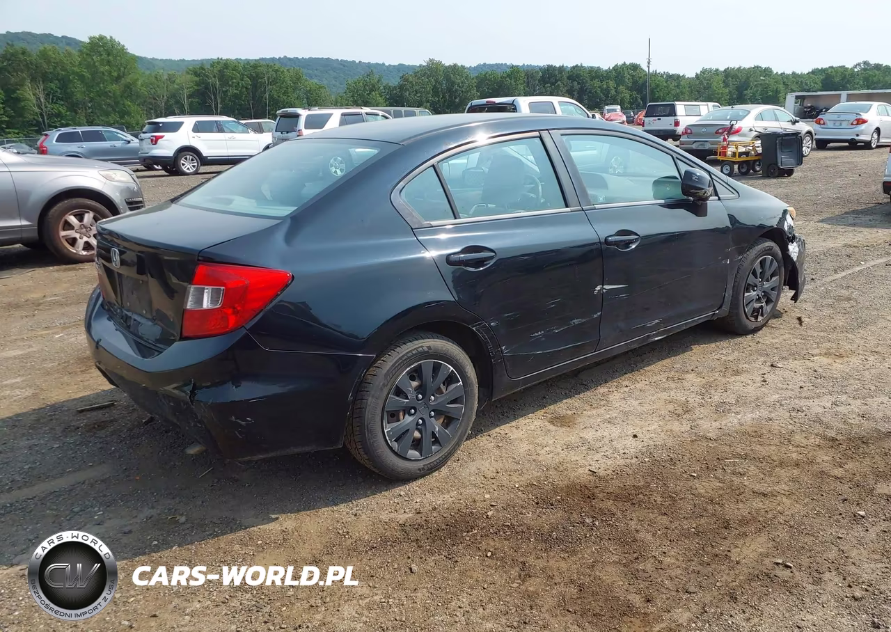 2012 Honda Civic Lx VIN:19XFB2F57CE360509 - 4