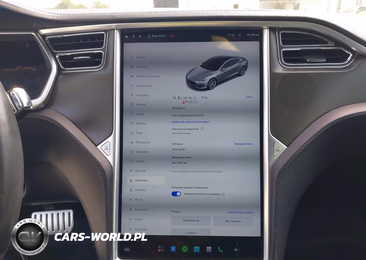 2013 Tesla Model S VIN:5YJSA1DP0DFP06721 - 18