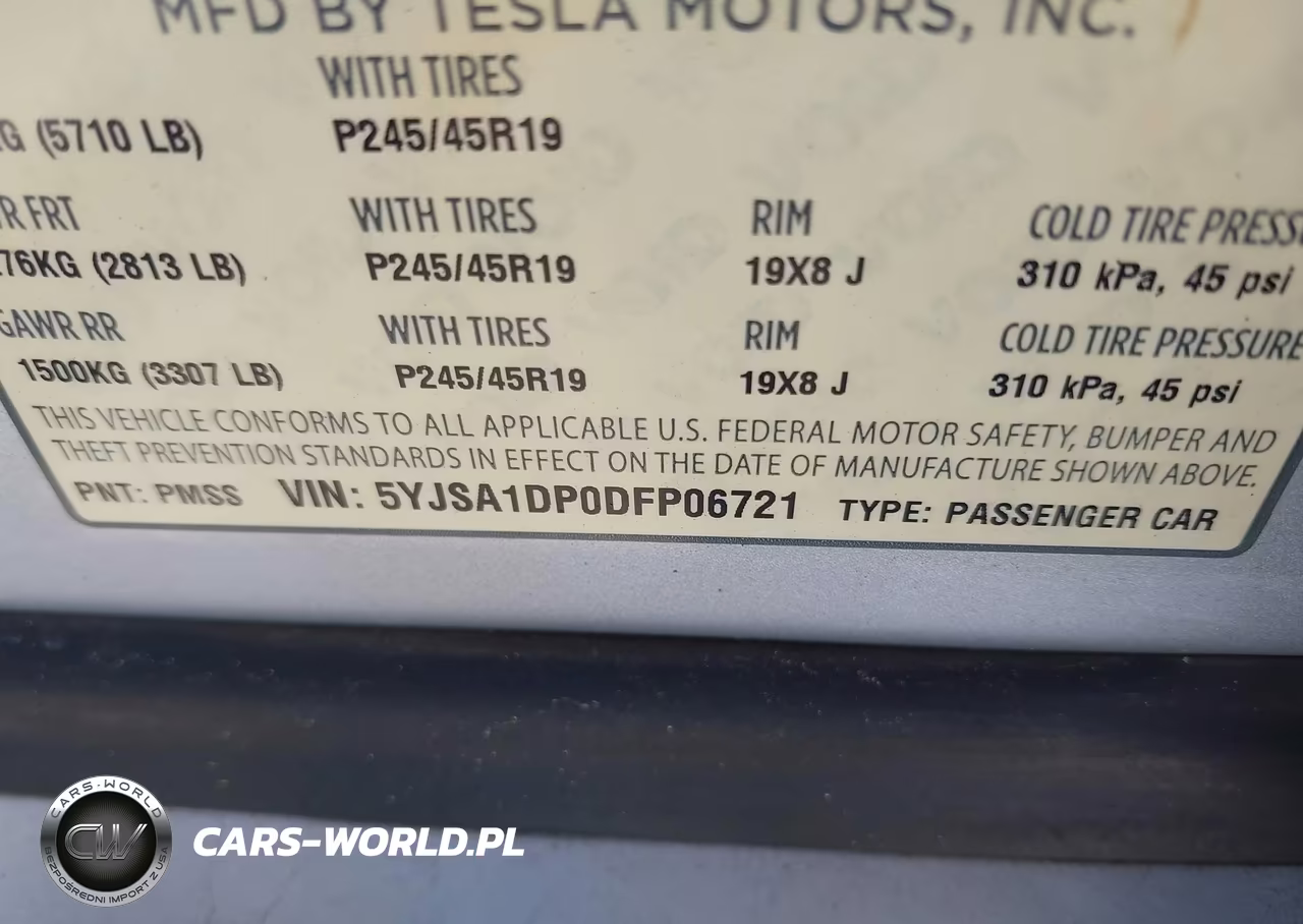 2013 Tesla Model S VIN:5YJSA1DP0DFP06721 - 9
