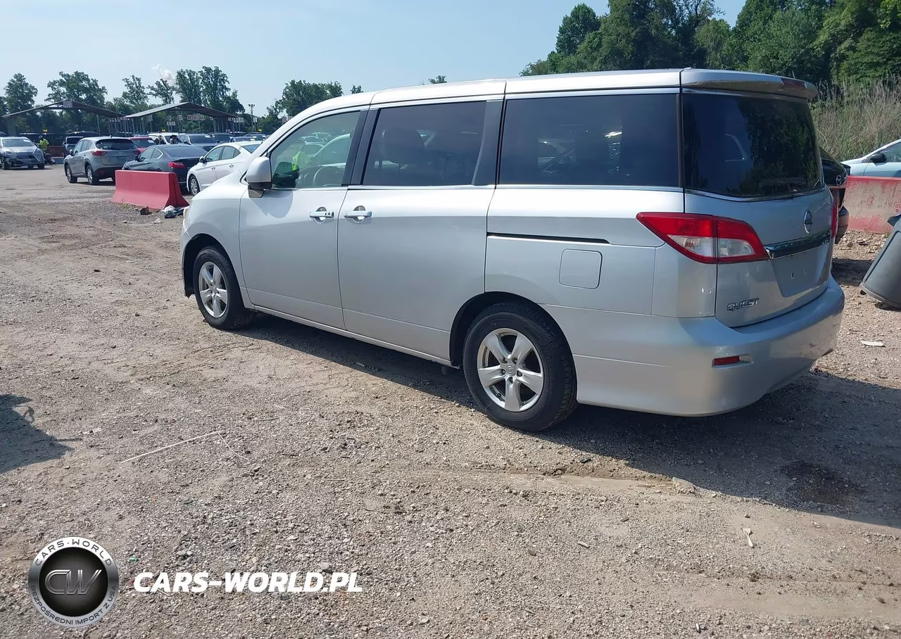 2013 Nissan Quest Sv VIN:JN8AE2KP3D9062185 - 3