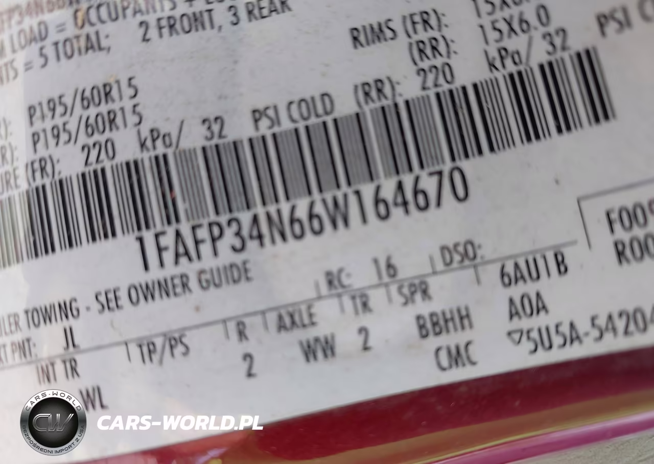 2006 Ford Focus Zx4 VIN:1FAFP34N66W164670 - 9