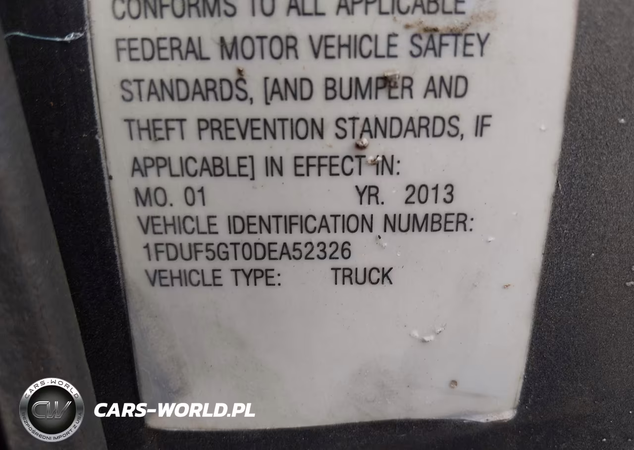 2013 Ford F-550 Chassis Xl VIN:1FDUF5GT0DEA52326 - 9