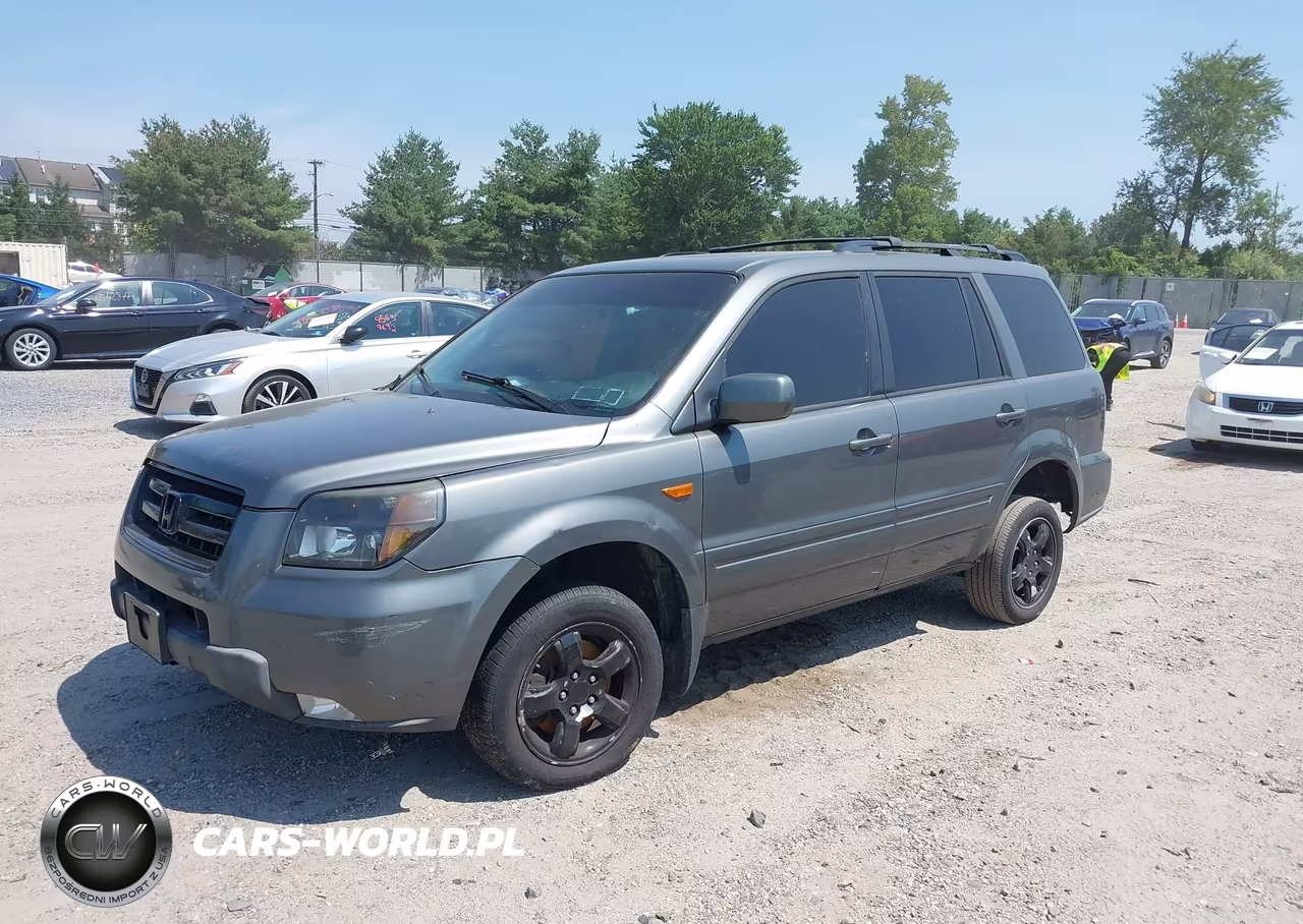 2008 Honda Pilot Ex-L VIN:5FNYF18538B052761 - 2