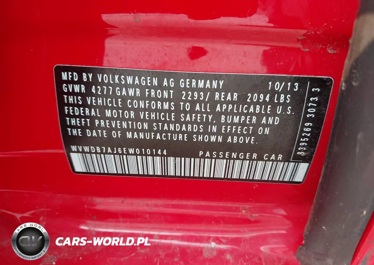 2014 Volkswagen Golf 2.5L (A6) (No Longer Orderable) VIN:WVWDB7AJ6EW010144 - 9