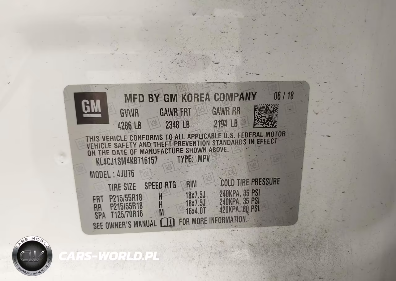 2019 Buick Encore Fwd Sport Touring VIN:KL4CJ1SM4KB716157 - 9