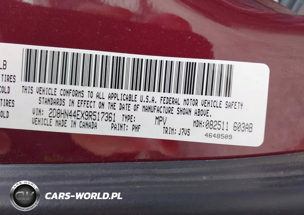 2009 Dodge Grand Caravan Se VIN:2D8HN44EX9R517361 - 9