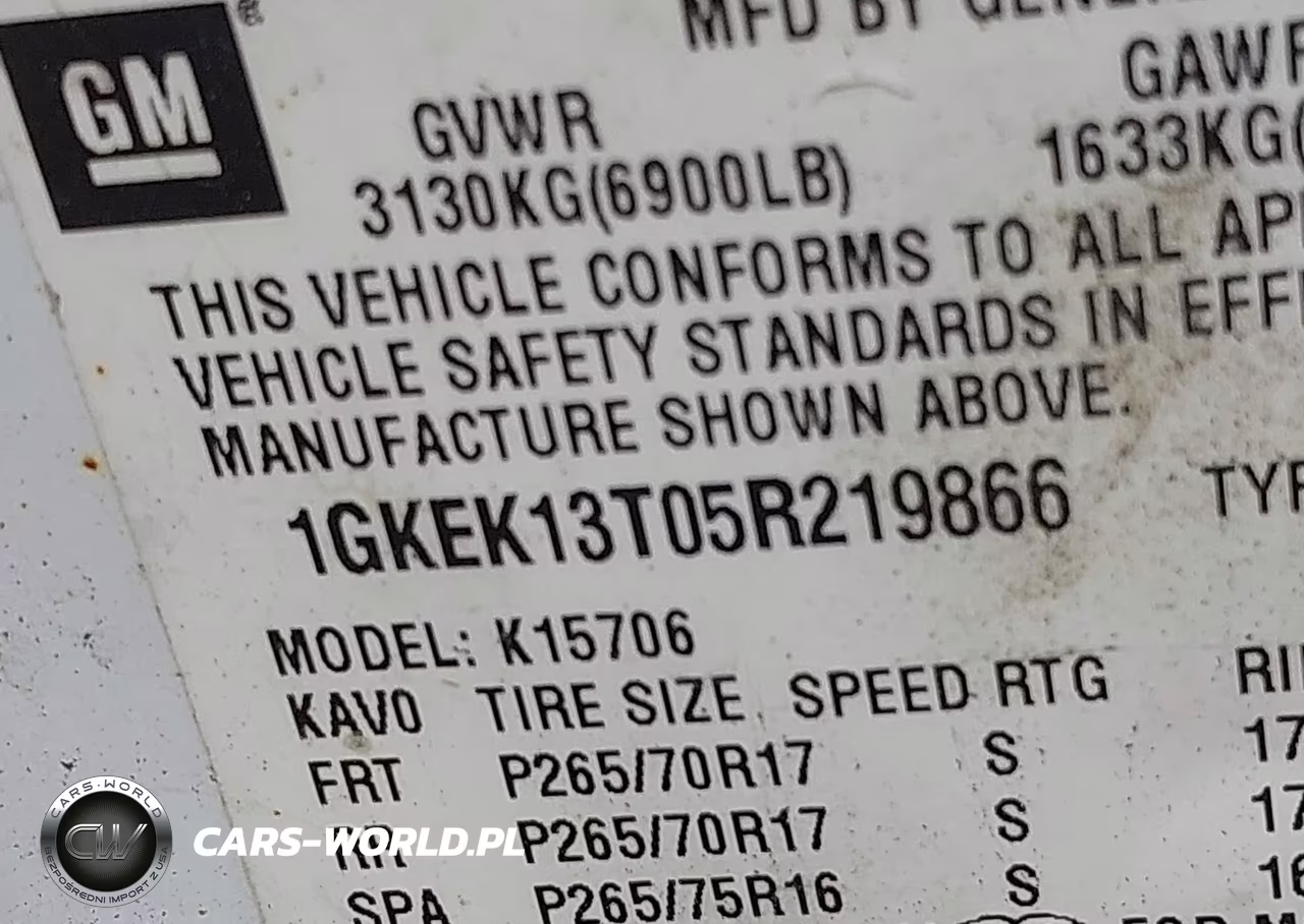 2005 GMC Yukon Slt VIN:1GKEK13T05R219866 - 9