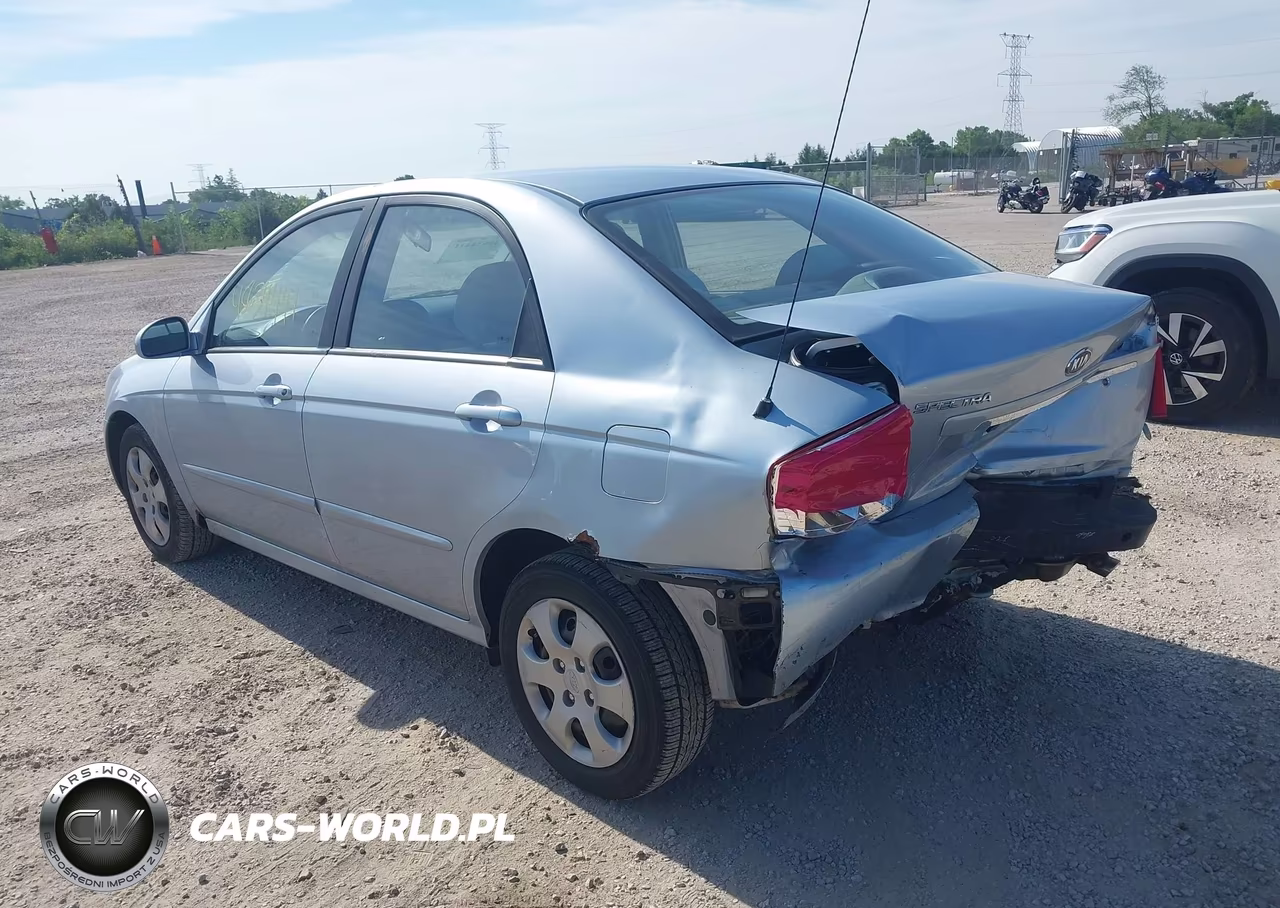2007 Kia Spectra Ex VIN:KNAFE121275377494 - 3