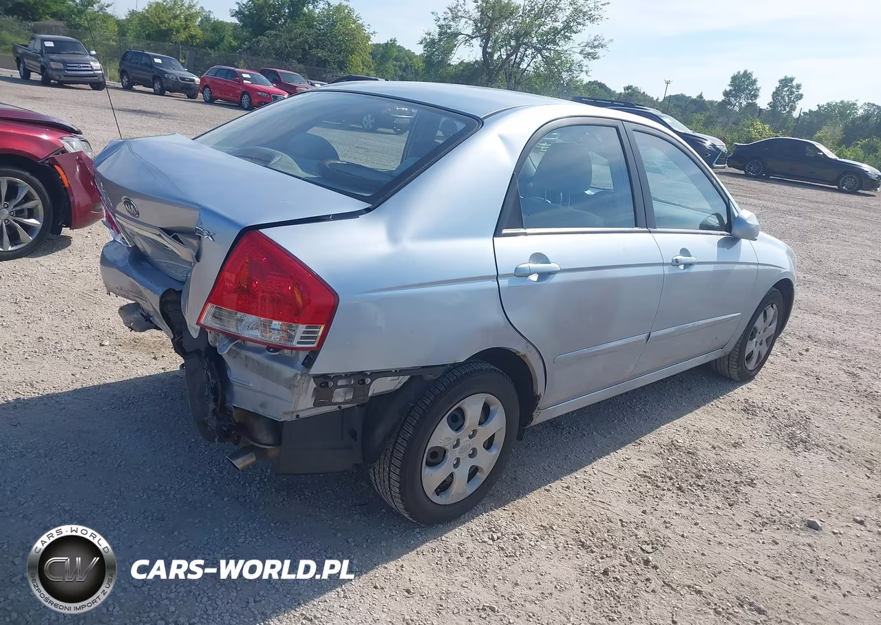 2007 Kia Spectra Ex VIN:KNAFE121275377494 - 4
