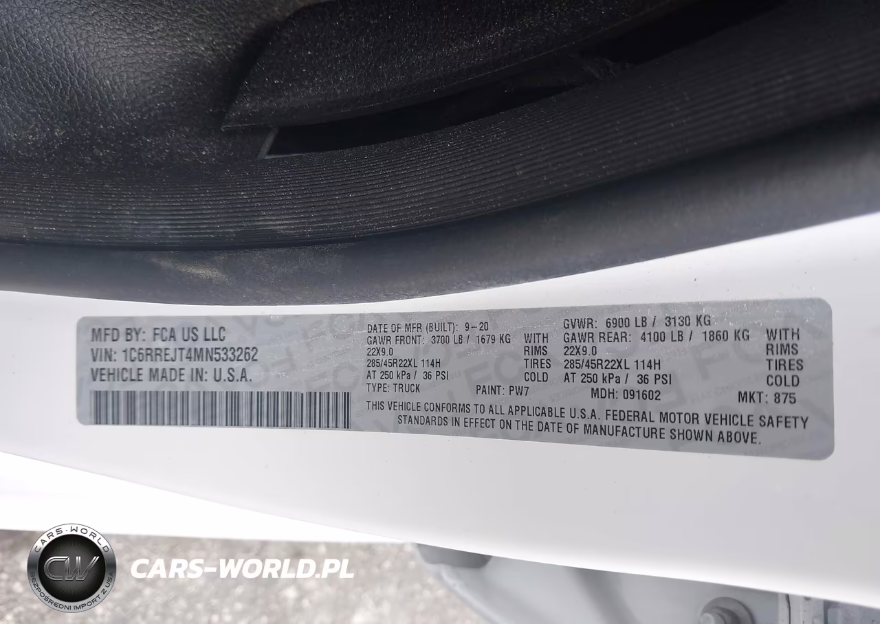 2021 Ram 1500 Laramie 4X2 5'7 Box VIN:1C6RREJT4MN533262 - 9