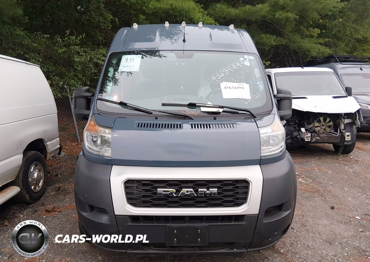 2020 Ram Promaster 3500 Cargo Van High Roof 159 Wb Ext VIN:3C6URVJG8LE124780 - 12