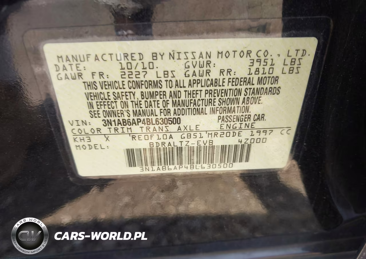 2011 Nissan Sentra 2.0Sr VIN:3N1AB6AP4BL630500 - 9