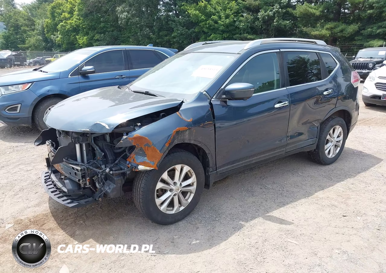2016 Nissan Rogue Sv VIN:KNMAT2MV0GP660957 - 2