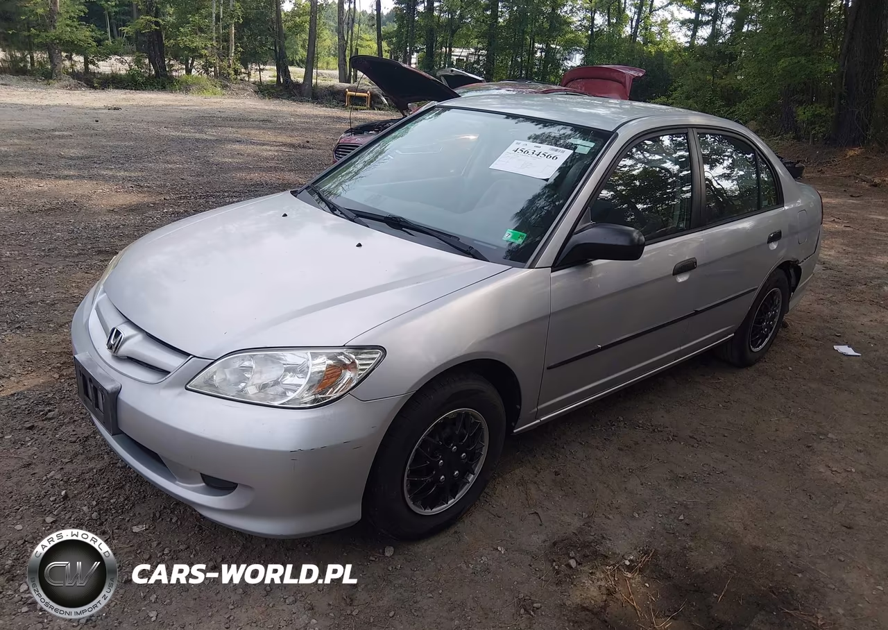 2005 Honda Civic Vp VIN:1HGES16445L007203 - 2