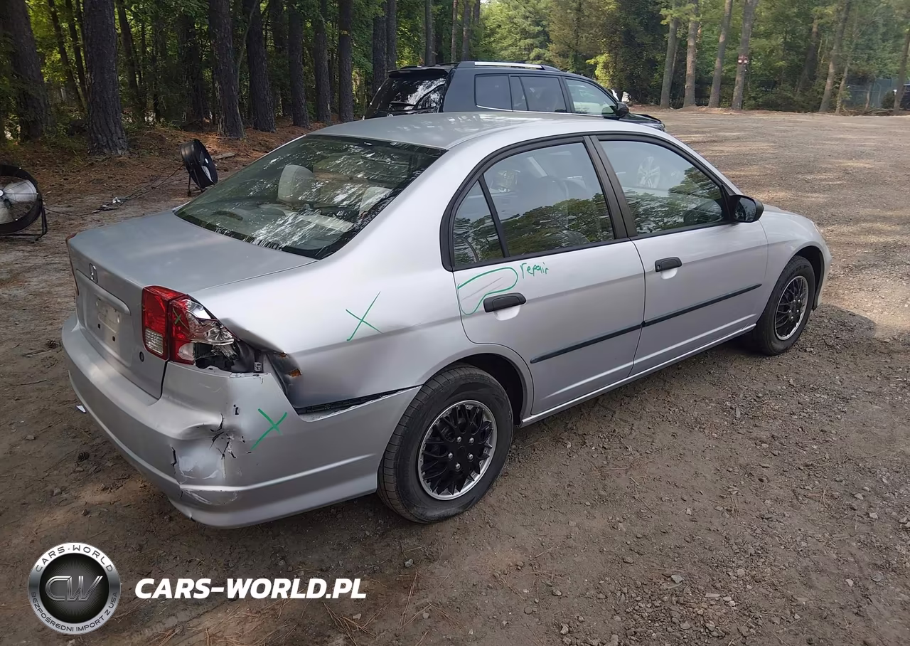 2005 Honda Civic Vp VIN:1HGES16445L007203 - 4