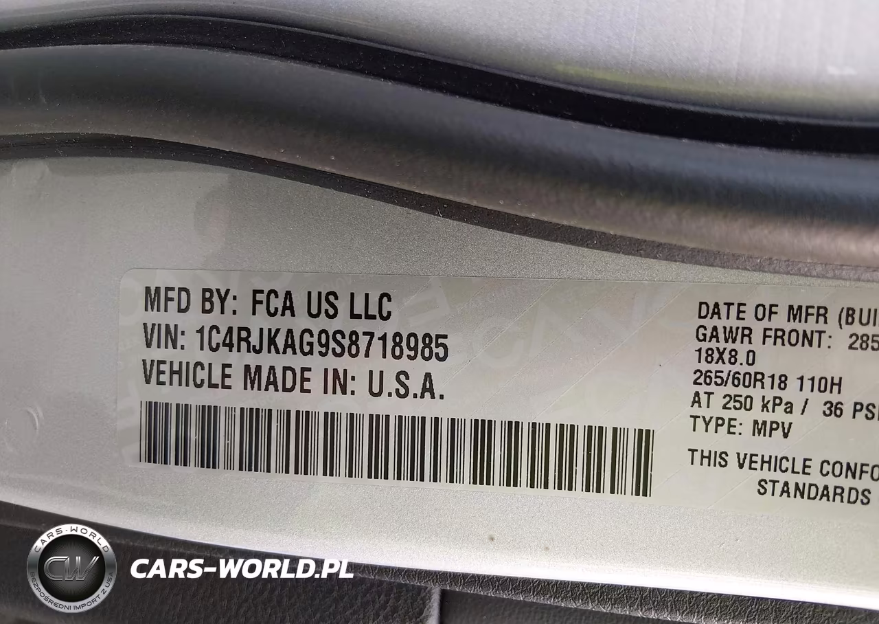 2025 Jeep Grand Cherokee L Altitude X 4X4 VIN:1C4RJKAG9S8718985 - 9