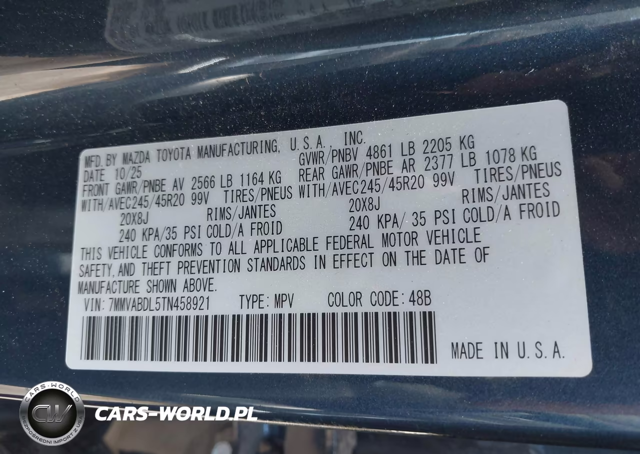 2026 Mazda Cx-50 2.5 S Premium VIN:7MMVABDL5TN458921 - 9