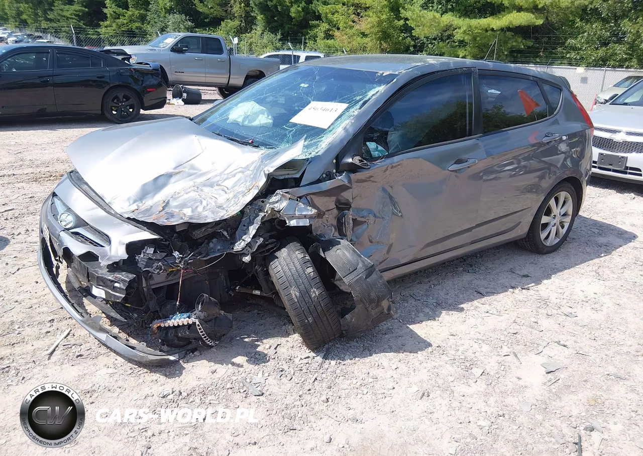 2014 Hyundai Accent Se VIN:KMHCU5AE0EU172260 - 2