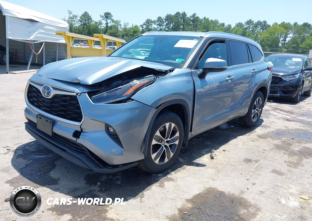 2021 Toyota Highlander Hybrid Xle VIN:5TDGBRCH2MS067040 - 2