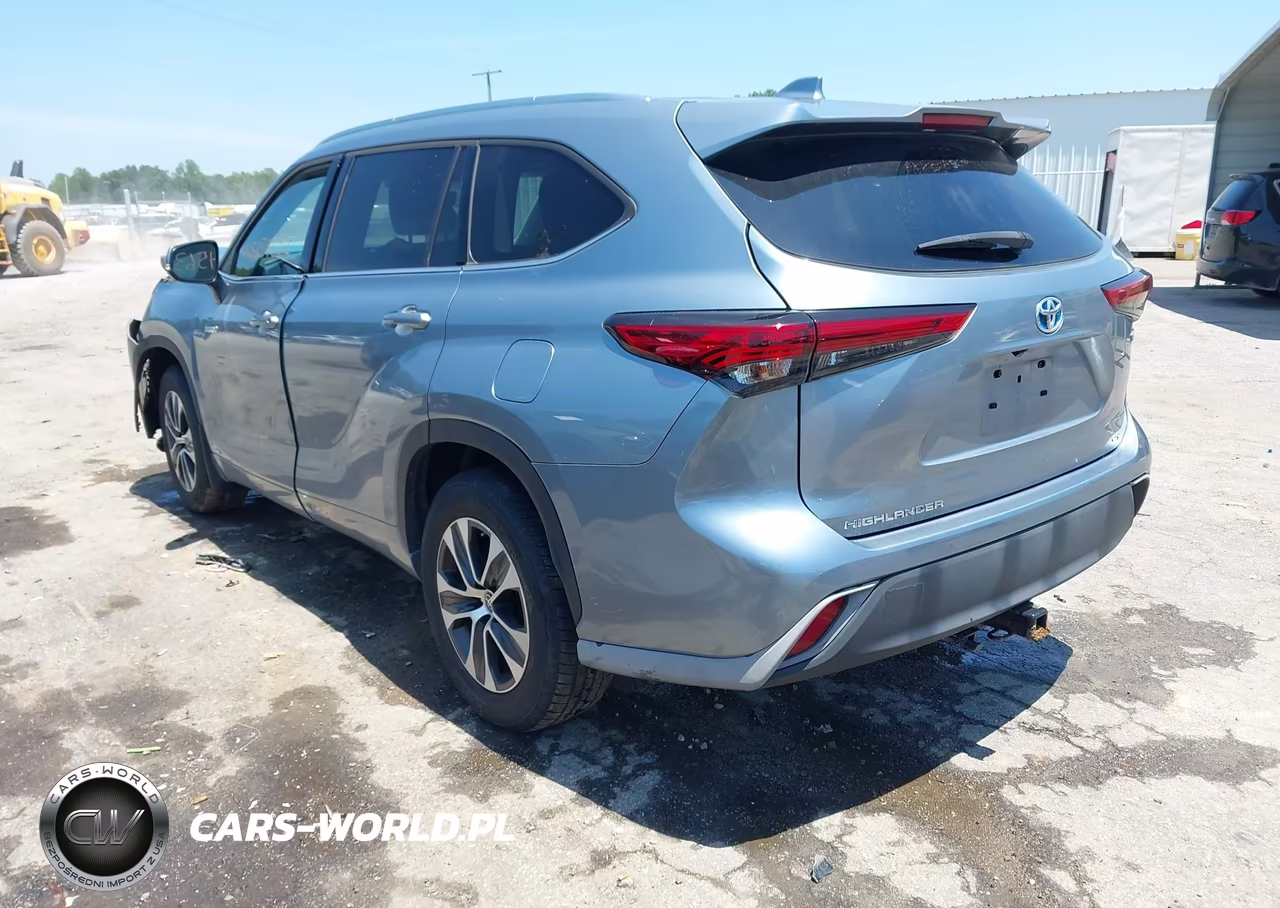 2021 Toyota Highlander Hybrid Xle VIN:5TDGBRCH2MS067040 - 3