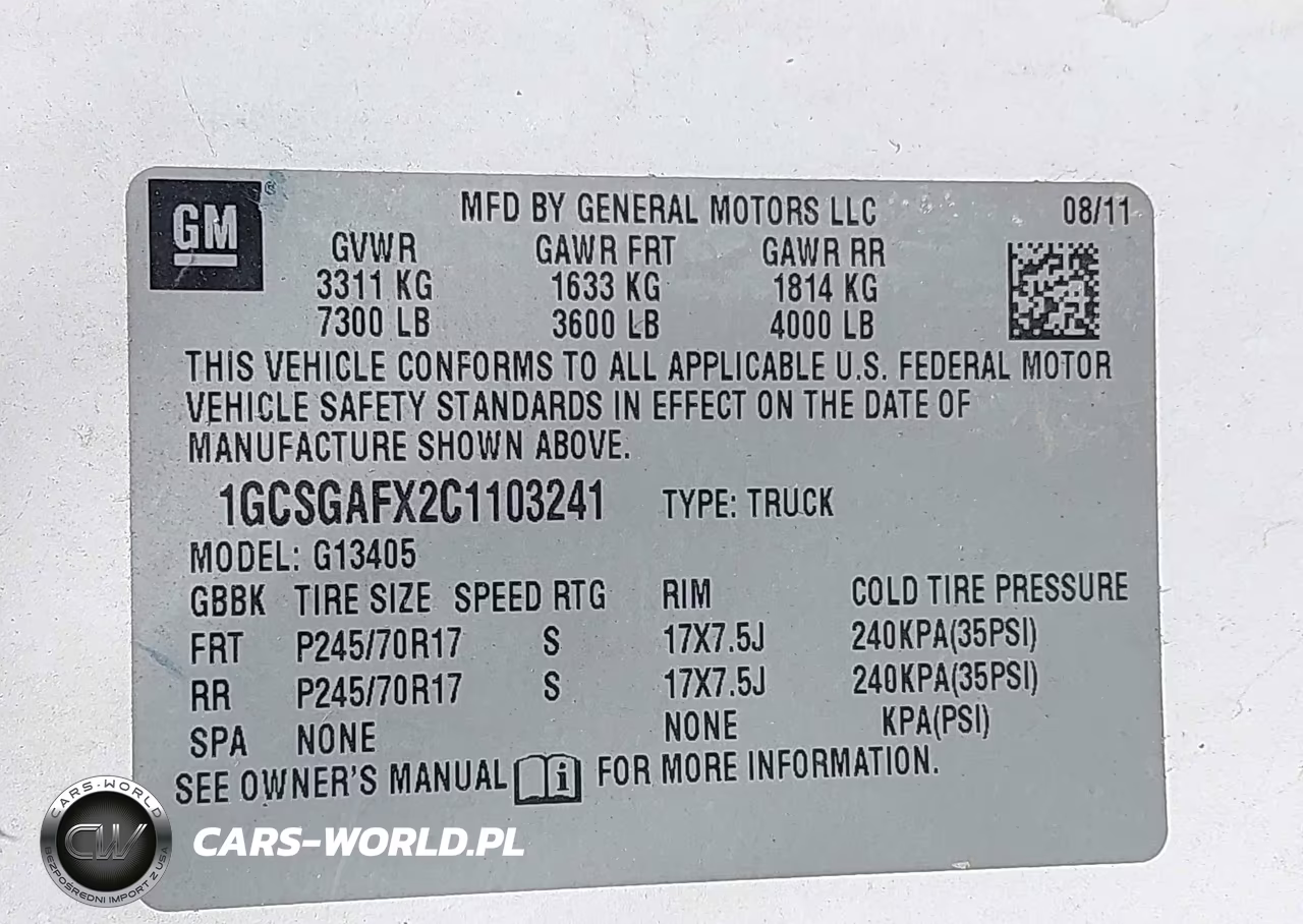 2012 Chevrolet Express 1500 Work Van VIN:1GCSGAFX2C1103241 - 9