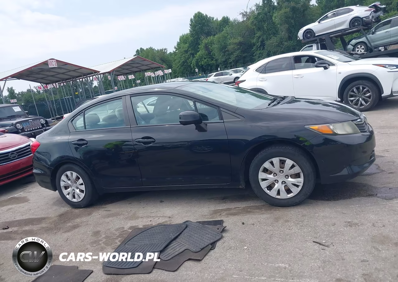2012 Honda Civic Lx VIN:19XFB2F56CE383134 - 13