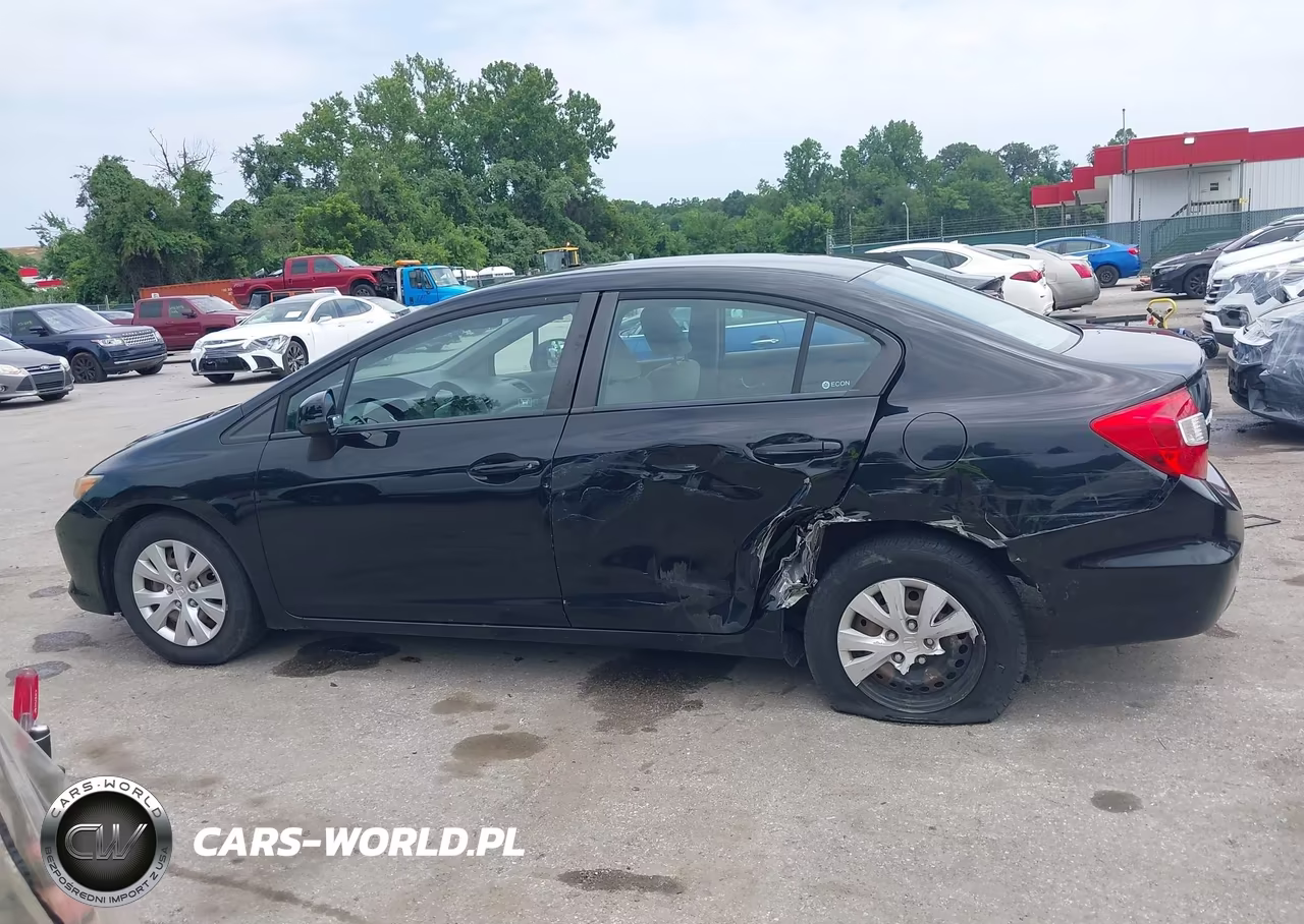 2012 Honda Civic Lx VIN:19XFB2F56CE383134 - 14