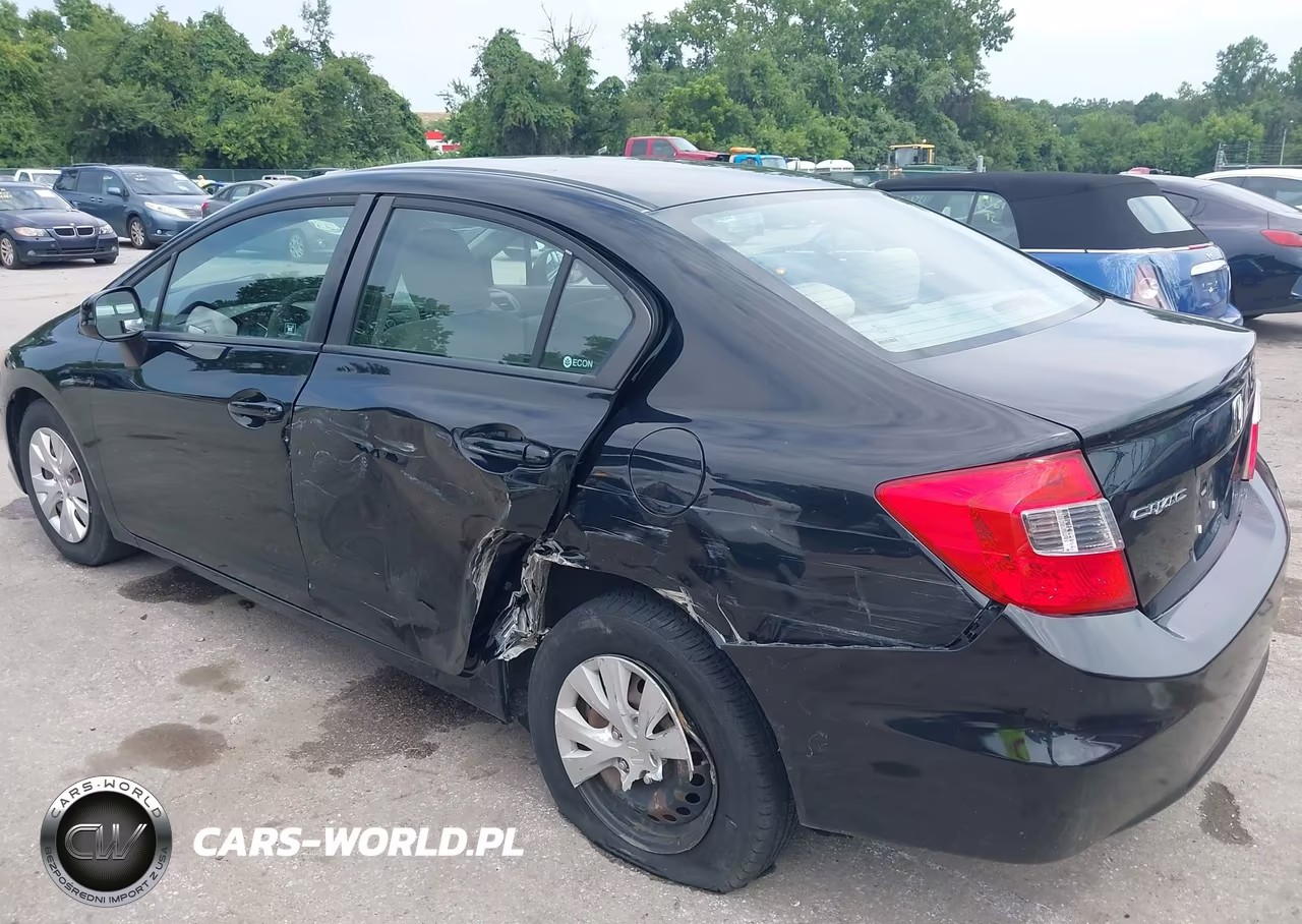 2012 Honda Civic Lx VIN:19XFB2F56CE383134 - 6