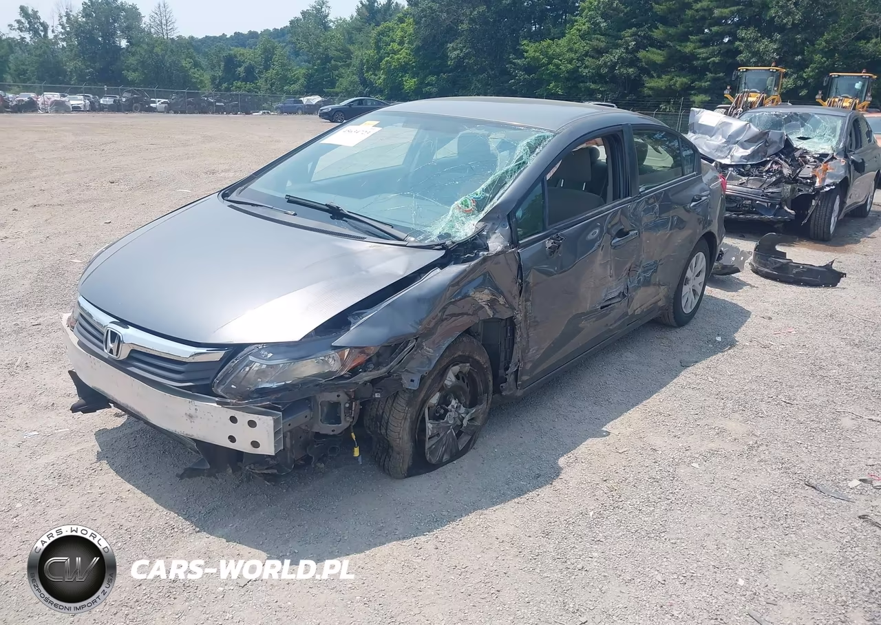 2012 Honda Civic Lx VIN:JHMFB2F56CS000806 - 2