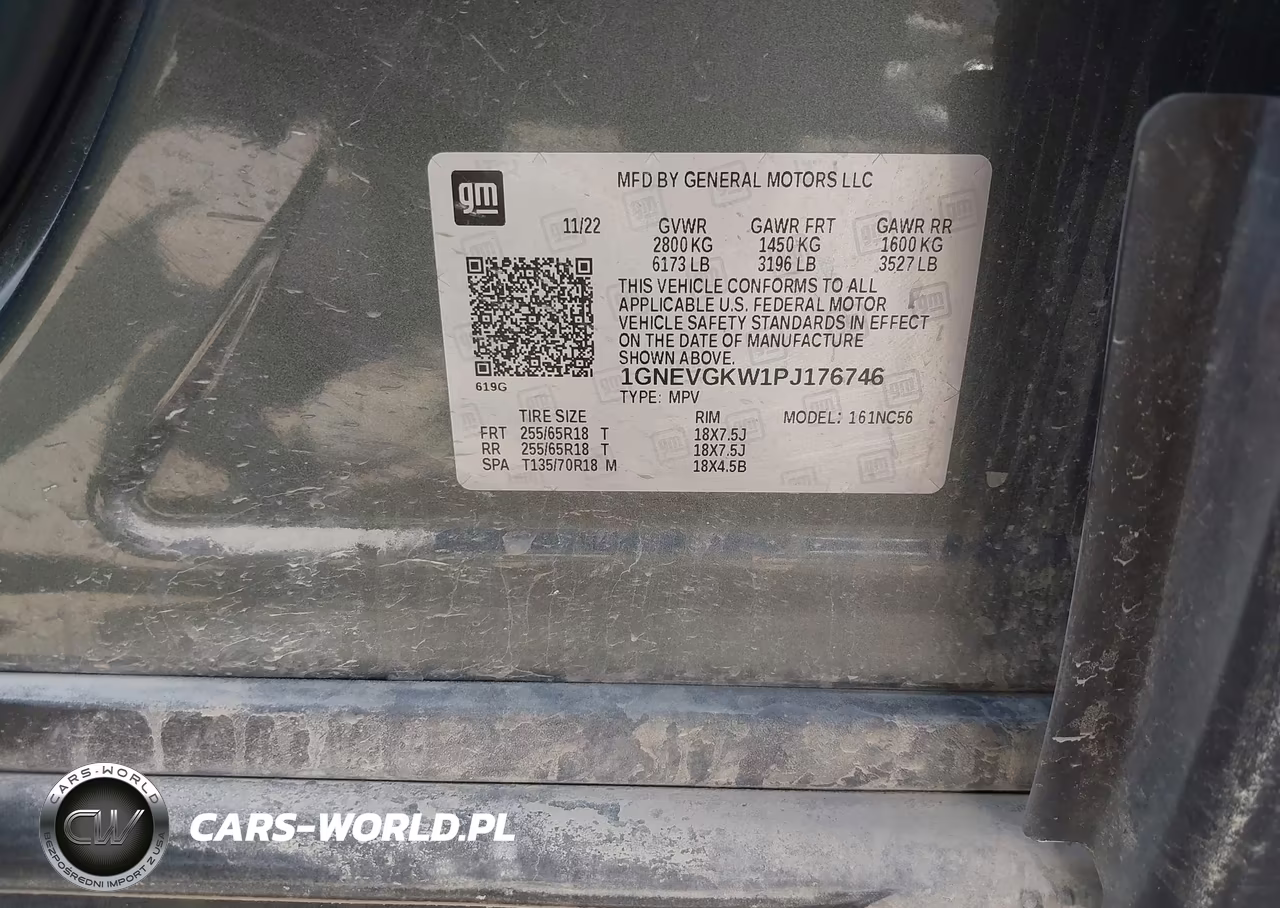 2023 Chevrolet Traverse Awd Lt Cloth VIN:1GNEVGKW1PJ176746 - 9