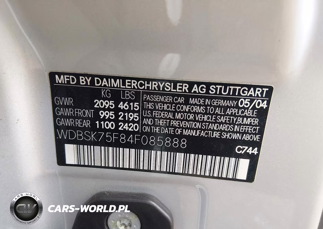 2005 Mercedes-Benz Sl 500 VIN:WDBSK75F65F085888 - 9