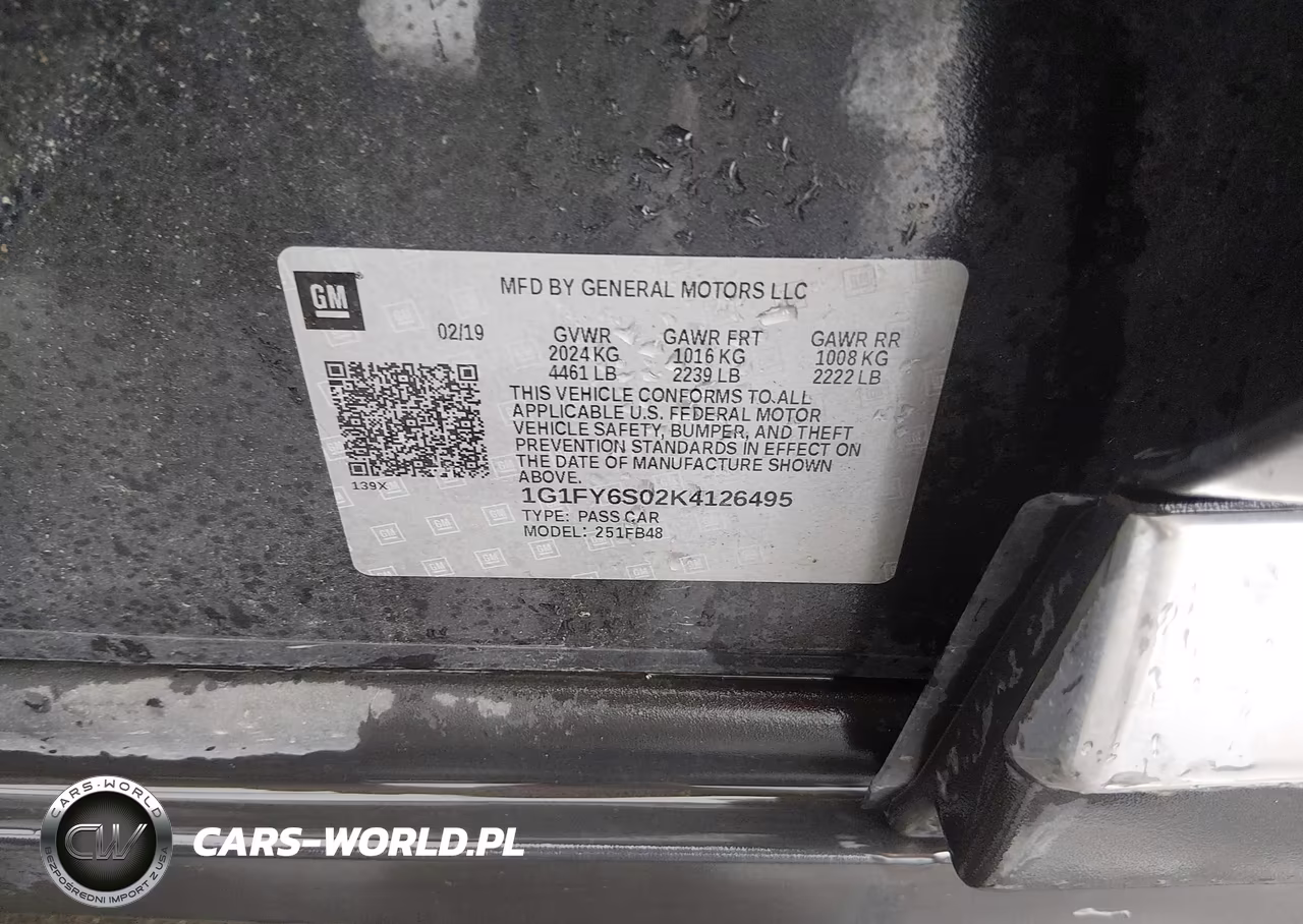 2019 Chevrolet Bolt Ev Lt VIN:1G1FY6S02K4126495 - 9