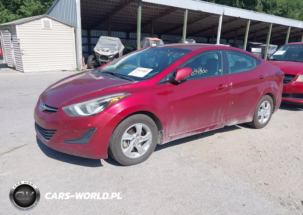 2014 Hyundai Elantra Se VIN:5NPDH4AE0EH486296 - 2