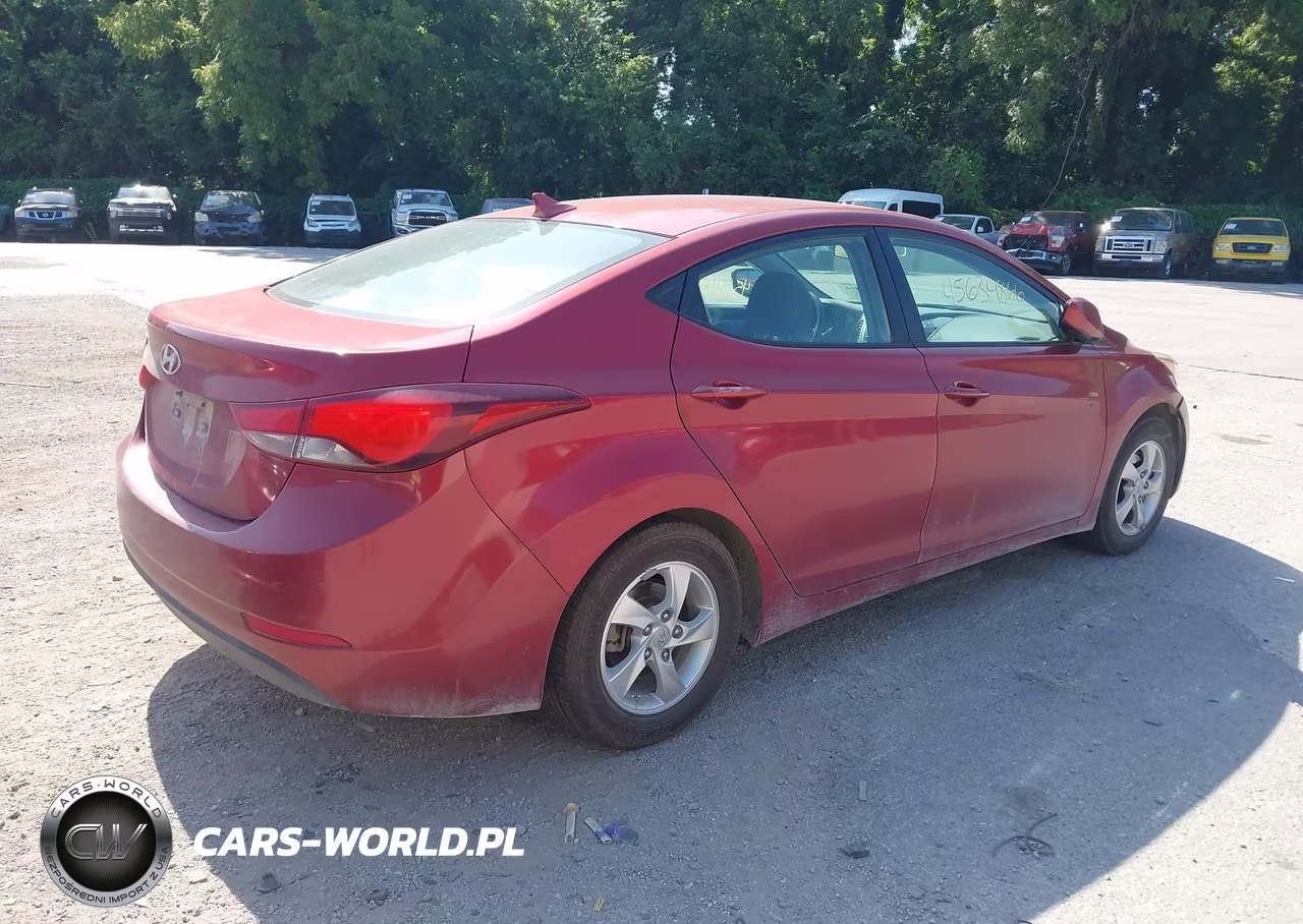 2014 Hyundai Elantra Se VIN:5NPDH4AE0EH486296 - 4