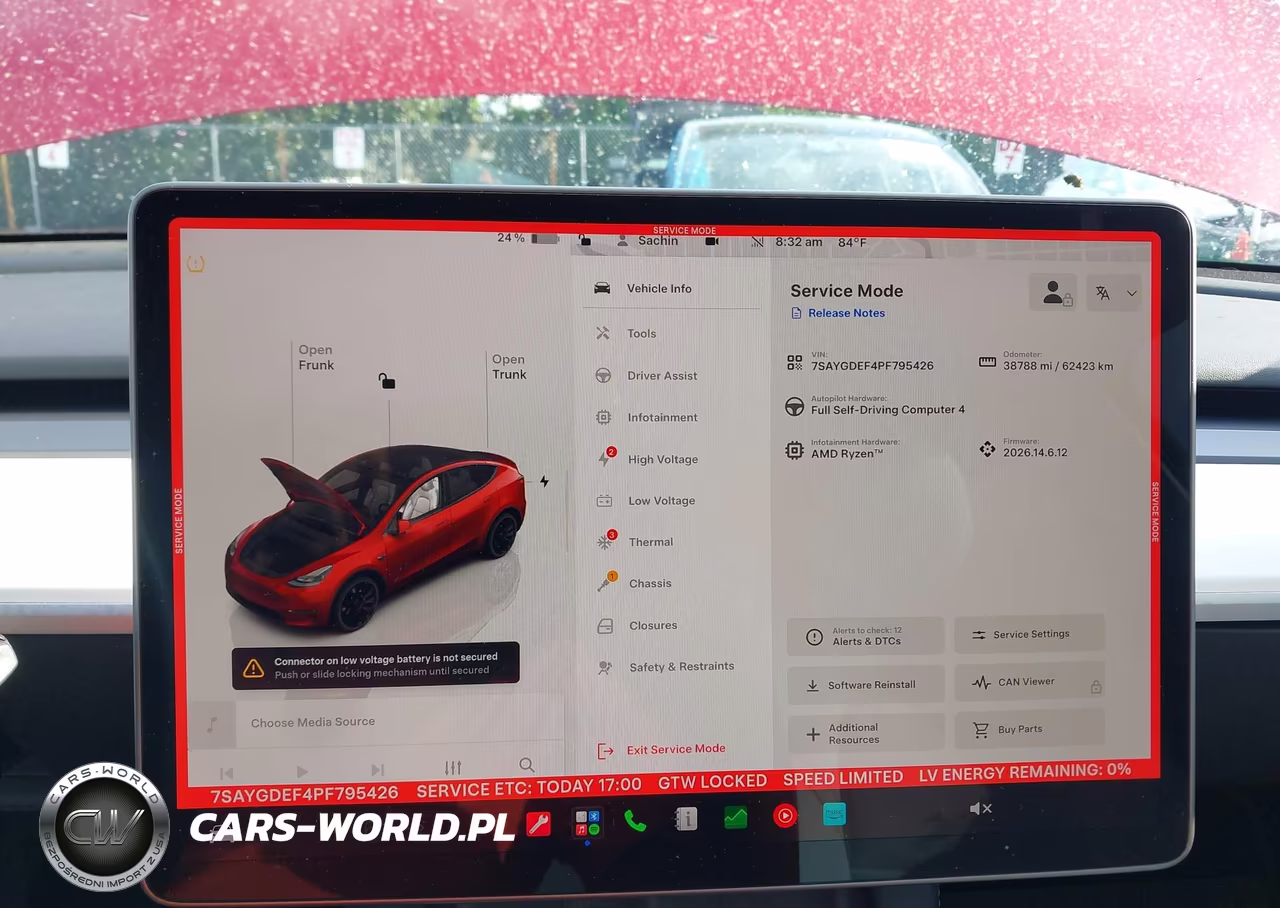 2023 Tesla Model Y Performance Dual Motor All-Wheel Drive VIN:7SAYGDEF4PF795426 - 7