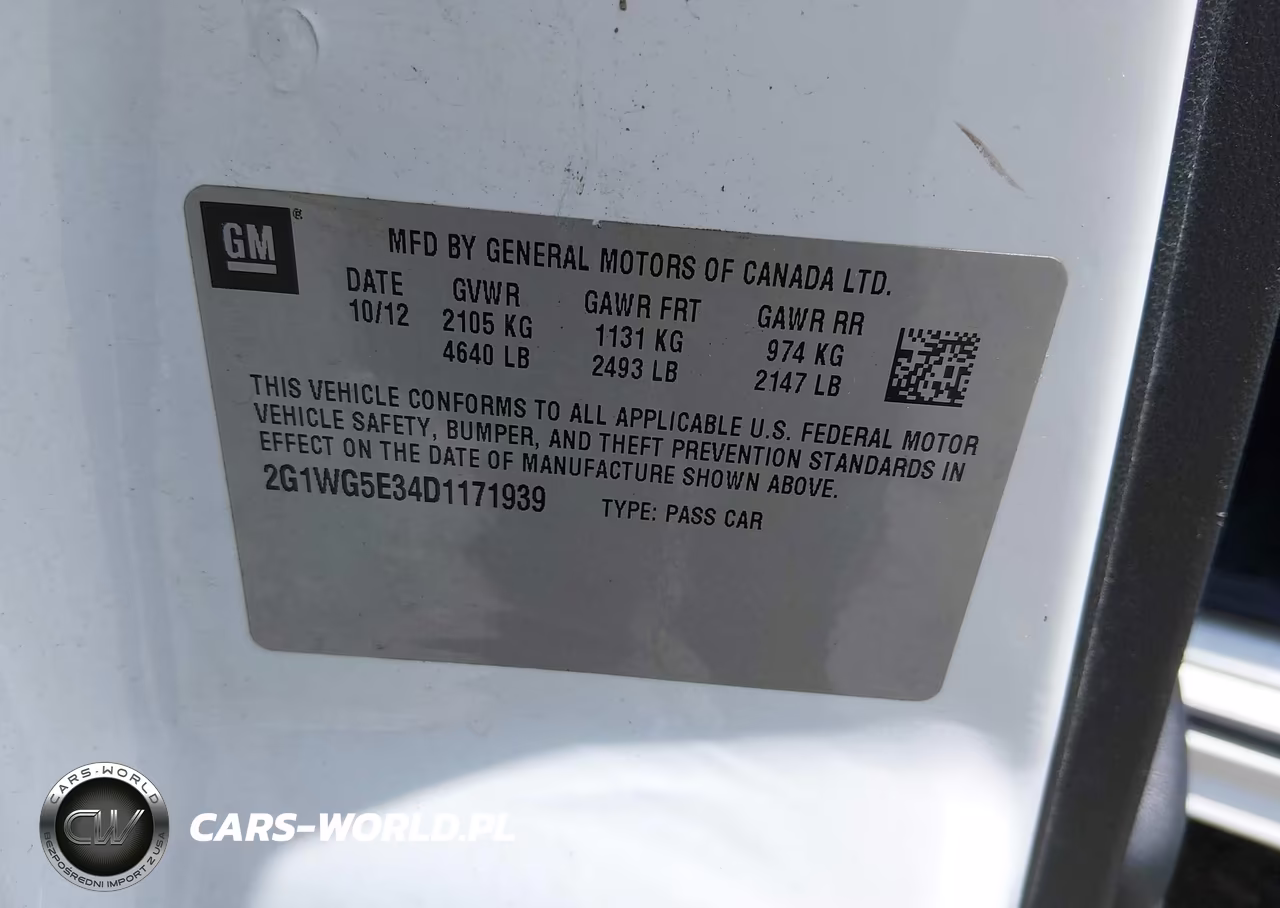 2013 Chevrolet Impala Lt VIN:2G1WG5E34D1171939 - 9