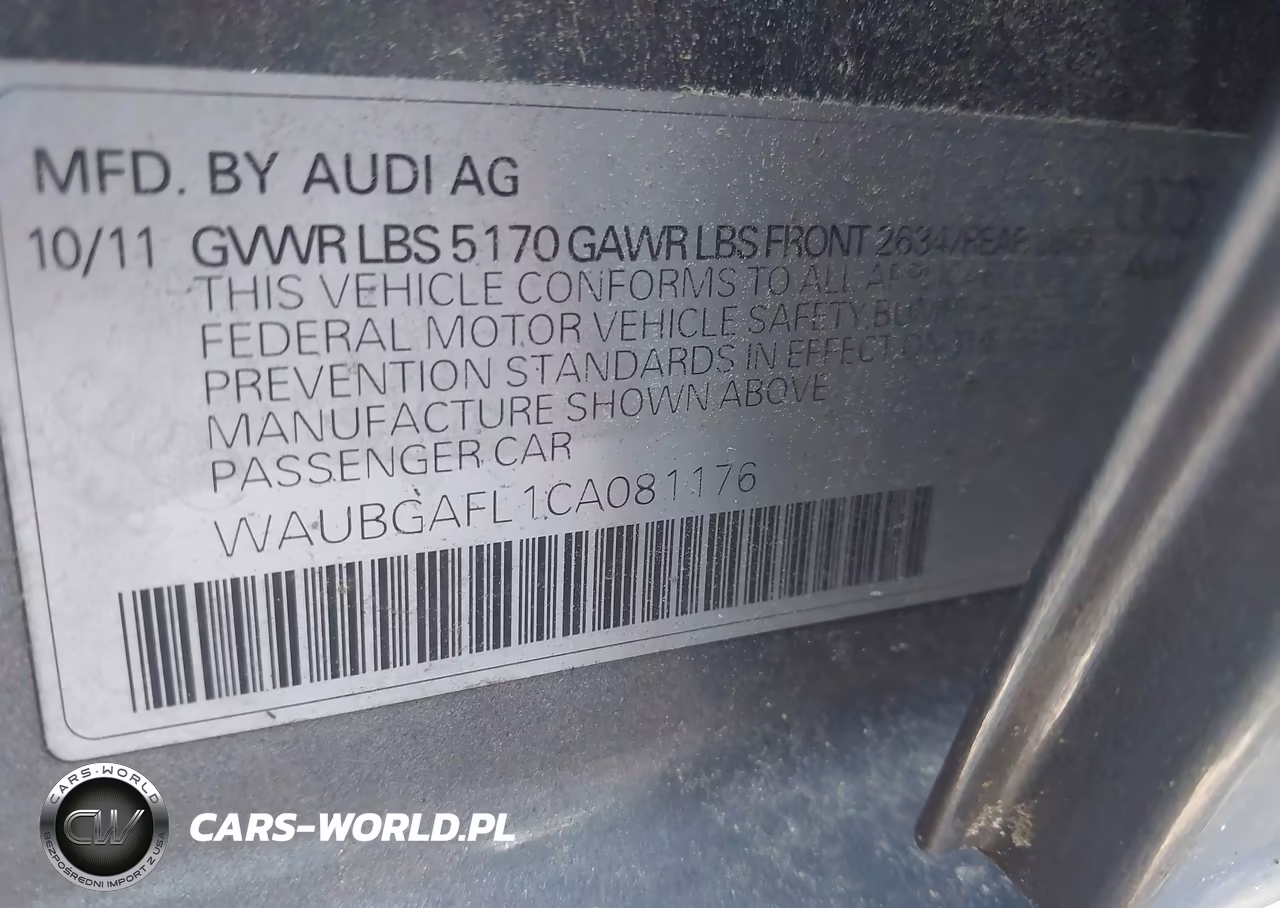 2012 Audi S4 Premium Plus VIN:WAUBGAFL1CA081176 - 9