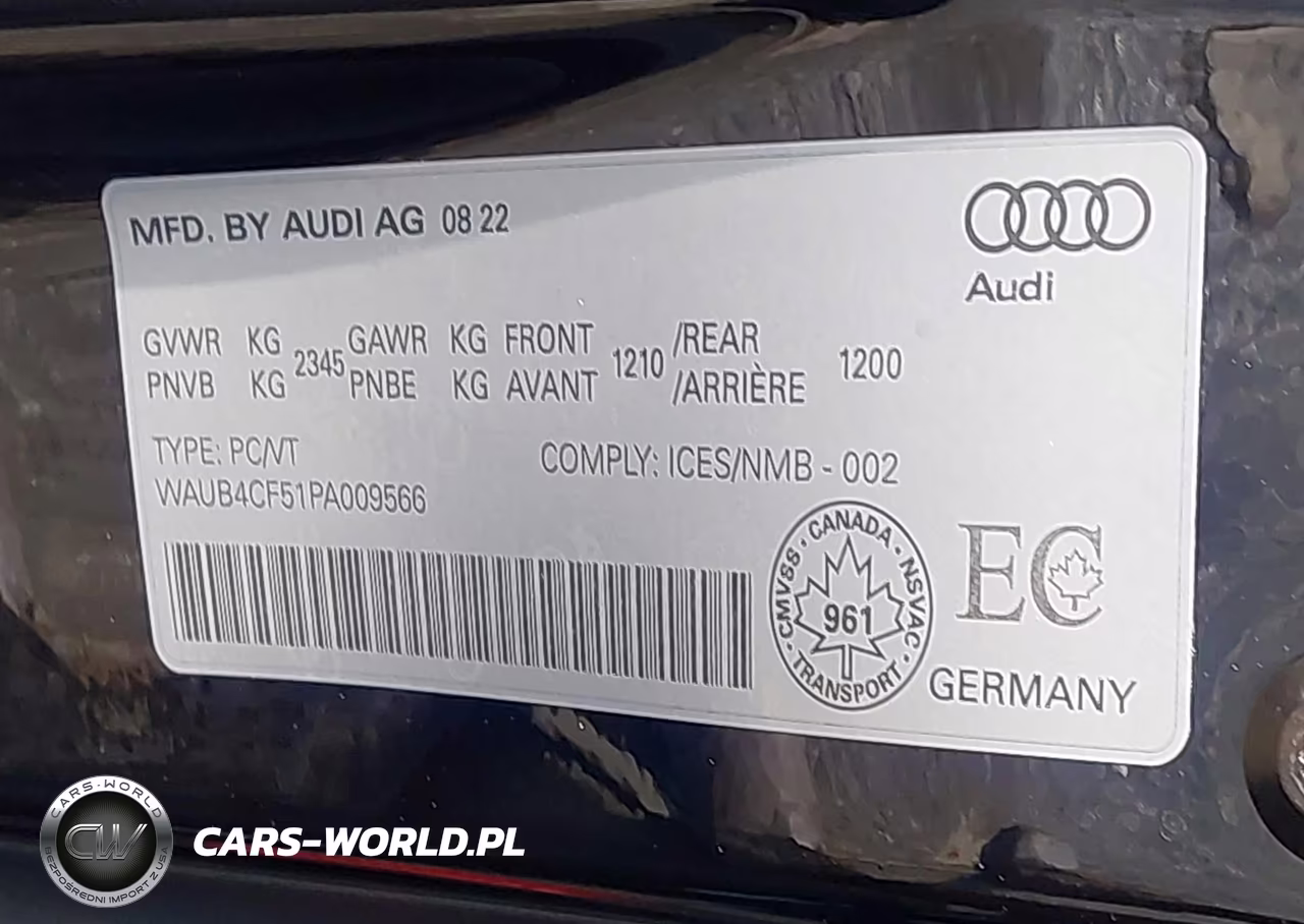 2023 Audi S5 Sportback Prestige Tfsi Quattro Tiptronic VIN:WAUB4CF51PA009566 - 9