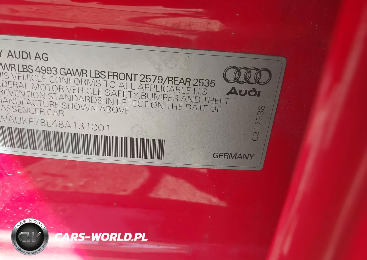 2008 Audi A4 2.0T Avant Special Edition VIN:WAUKF78E48A131001 - 9
