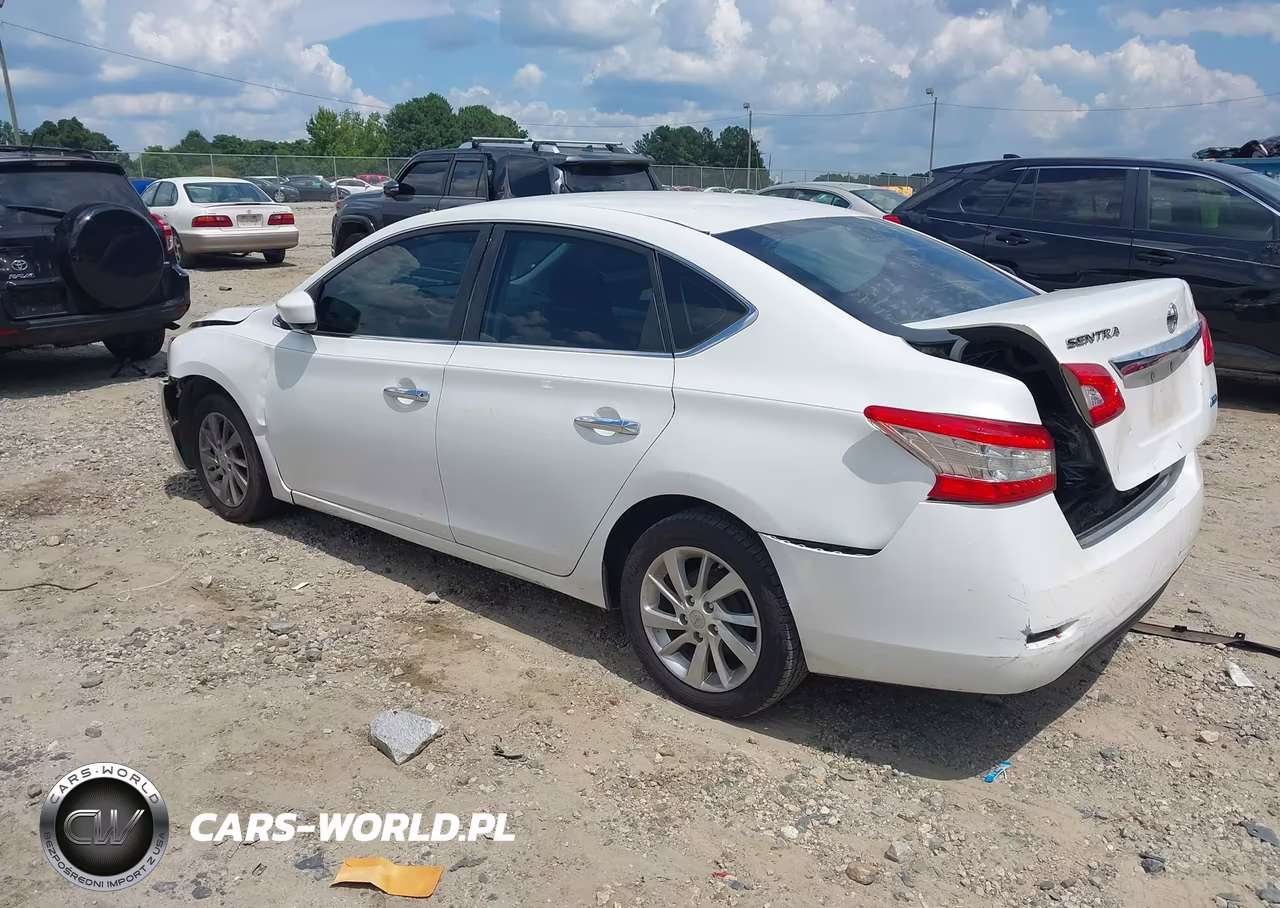 2013 Nissan Sentra Sv VIN:3N1AB7AP9DL720525 - 3