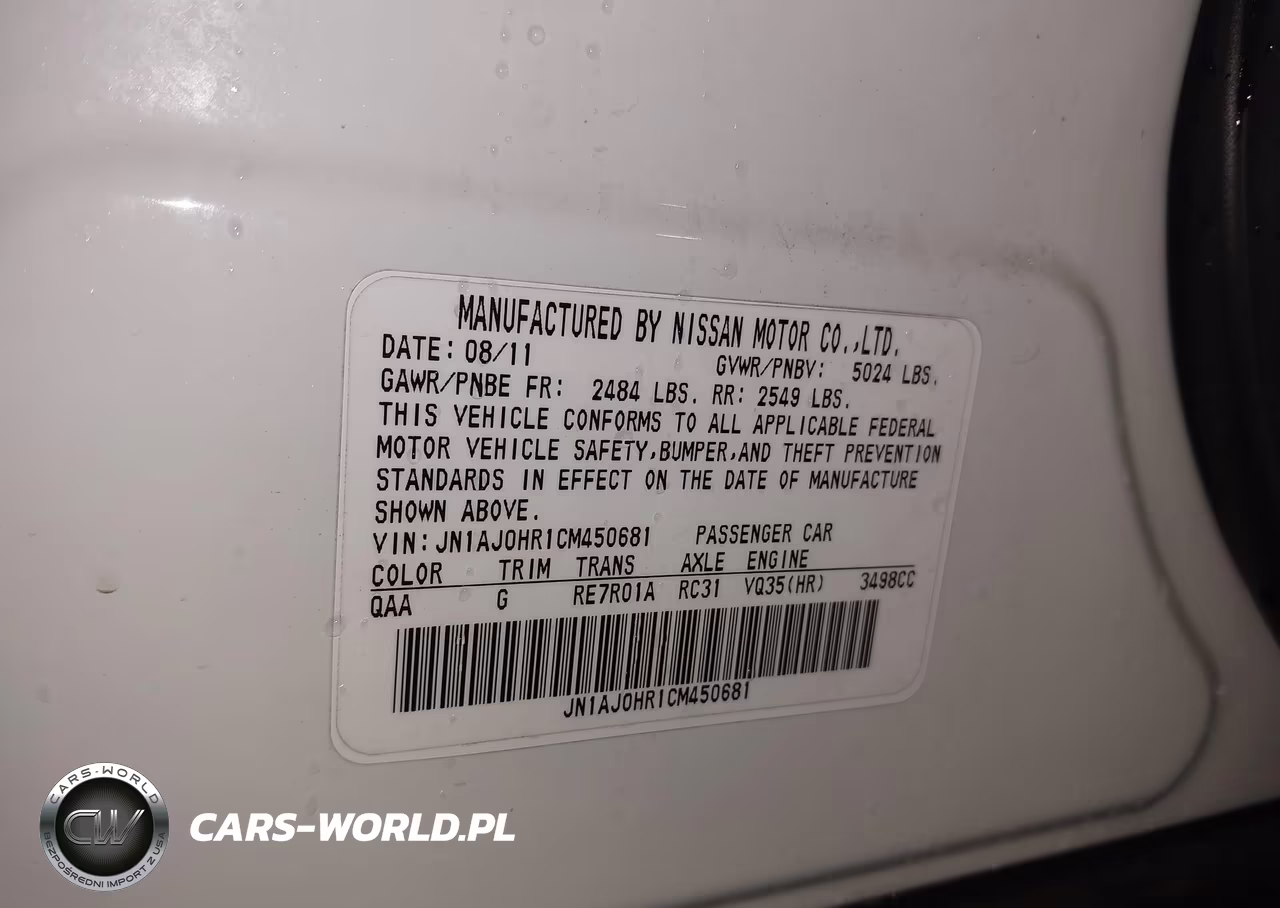 2012 Infiniti Ex35 Journey VIN:JN1AJ0HR1CM450681 - 9
