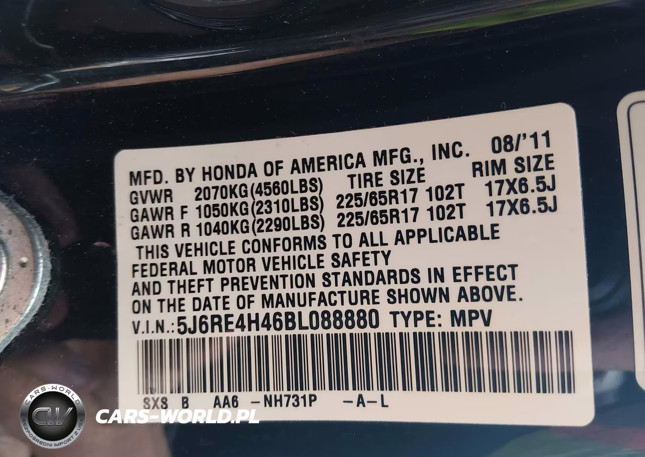 2011 Honda Cr-V Se VIN:5J6RE4H46BL088880 - 9